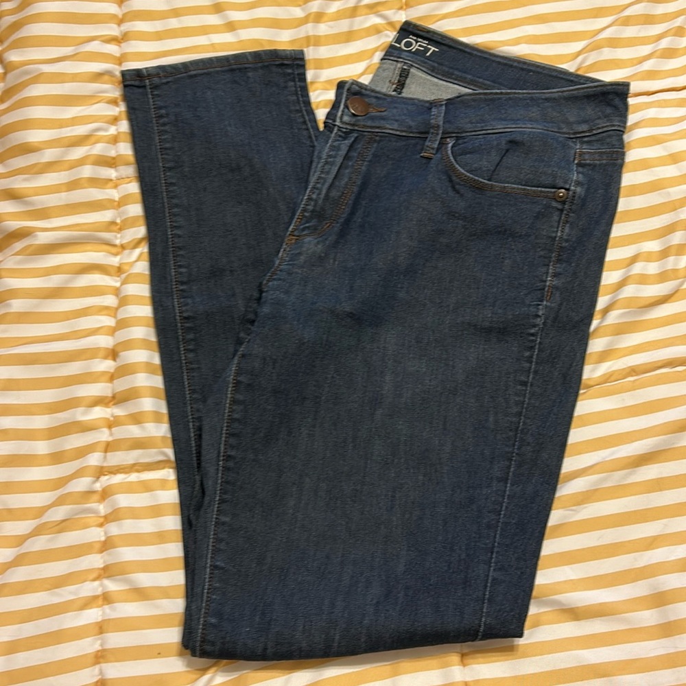 Ann Taylor Loft Curvy Skinny Jeans